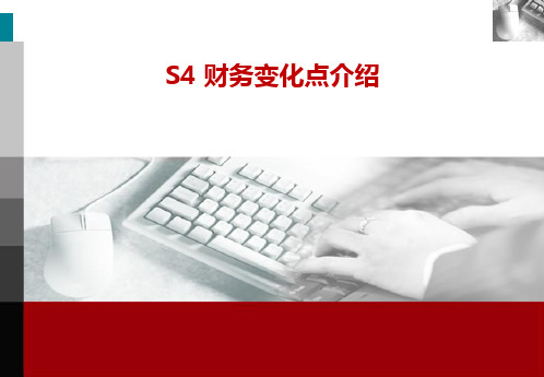 S4 财务变化点介绍 V2.0