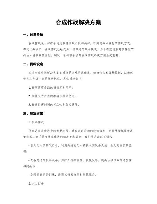 合成作战解决方案