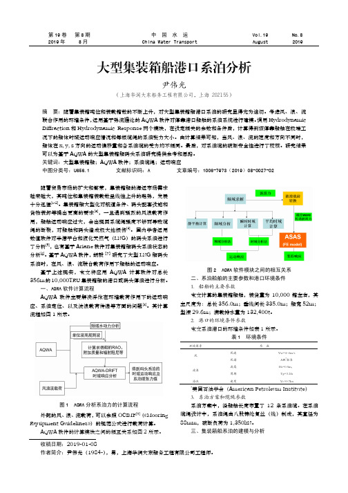 大型集装箱船港口系泊分析