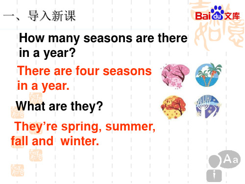 开心英语五年级上册Unit1 Seasons and Weather 作文课件