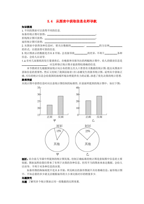 《从图表中的数据获取信息》word教案 (公开课获奖)2022沪科版   