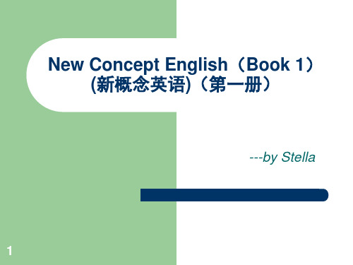 新概念英语第一册第15课(课堂PPT)