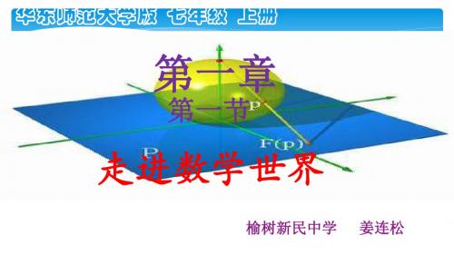 华东师大版七年级数学上册第一章第一节《走进数学世界》实用课件(共32张PPT)