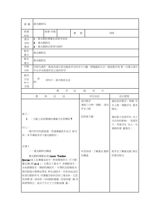 激光跟踪仪