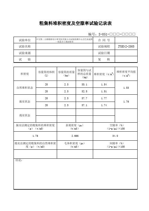 粗集料公式