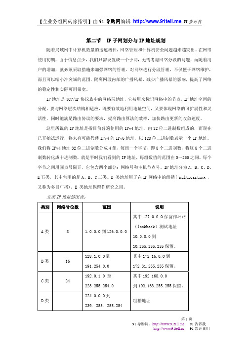 (2.2)IP子网划分与地址规划【全业务组网砖家指引】