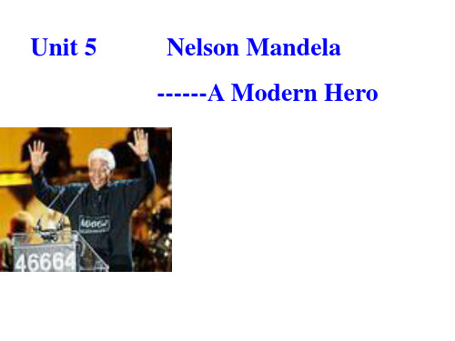 高一英语优质课件：Unit5 Nelson Mandela-a modern hero- Warming up(新人教版必修1).ppt