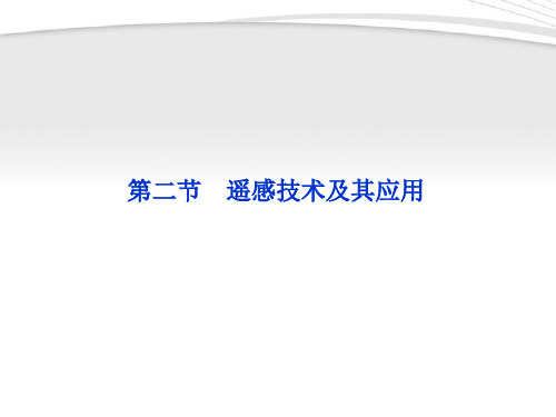 【优化方案】2012高中地理 第三章第二节遥感技术及其应用精品课件 湘教版必修3