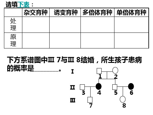 人教版教学课件必修2 5.3《人类遗传病》上课用课件(48张PPT)