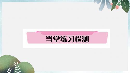 中考英语总复习第1部分教材知识梳理篇第28课时九下Modules7_8当堂练习检测精讲课件外研版