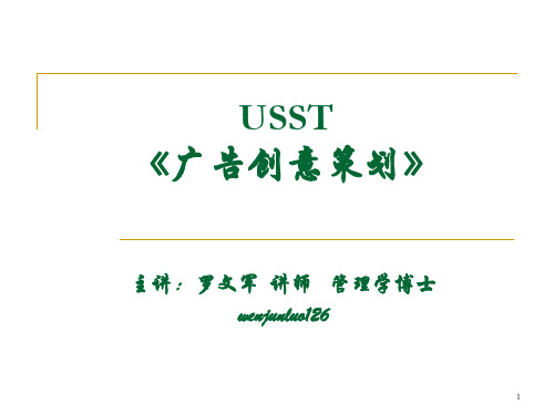 USST广告创意策划-ppt课件