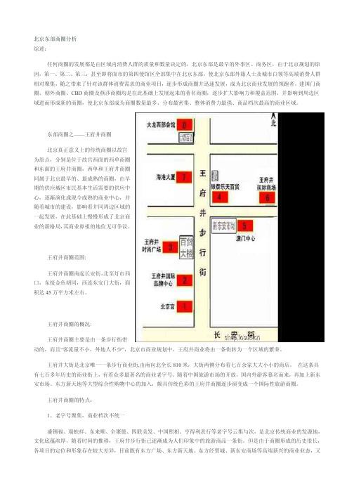 北京商圈分析