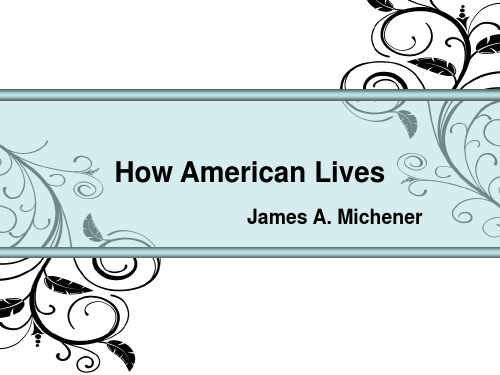 how american lives