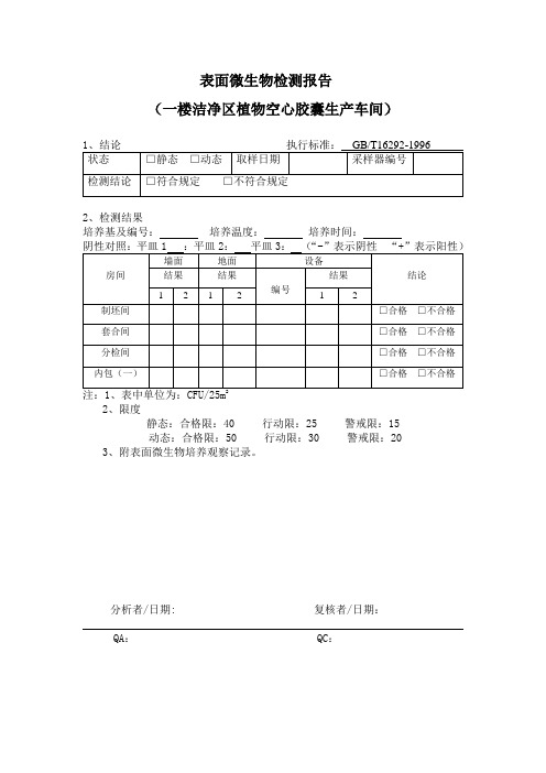 尘埃粒子测定