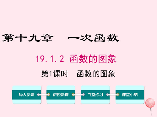 新人教版八年级数学下册第十九章一次函数19.1变量与函数19.1.2函数的图象第1课时函数的图象1