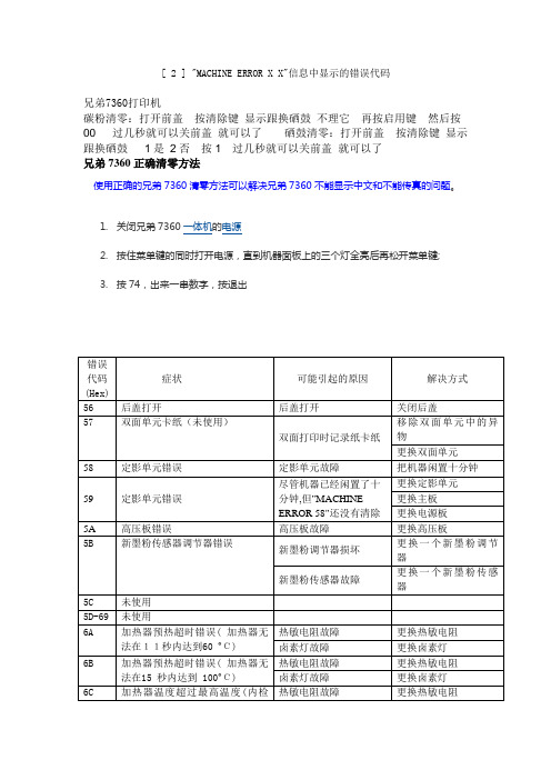 兄弟打印机系列错误代码补充信息-0612