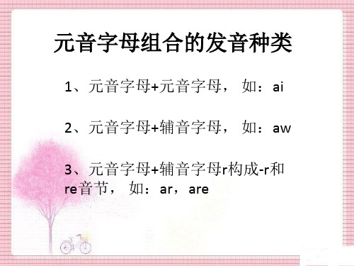 元音字母组合发音