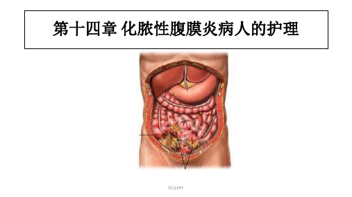 急性化脓性腹膜炎病人的护理课件