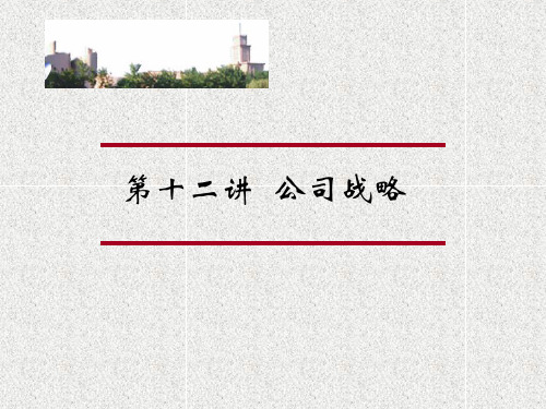 公司战略培训课件(PPT44页)