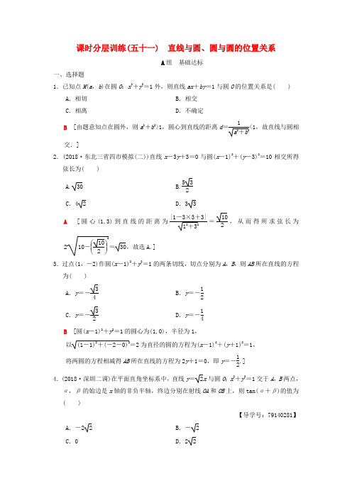 2019年高考数学一轮复习学案+训练+课件： 课时分层训练21 函数y=Asin(ωx+φ)的图像及应用理 (31)