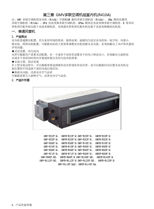 GMV多联空调机组室内机(R410A)