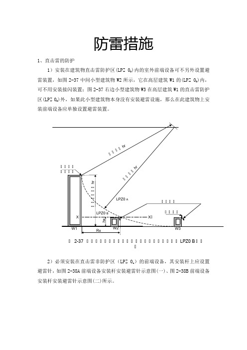 安防设备防雷措施