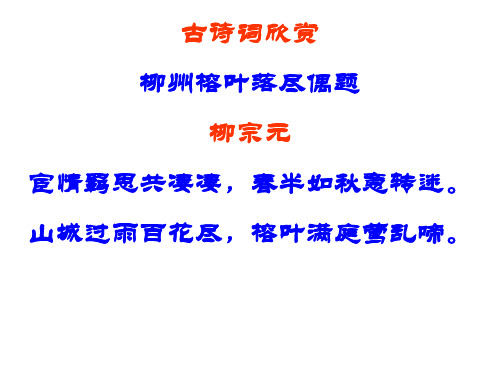 苏教版九年级语文上册课件：十五 诗人谈诗(共38张PPT)