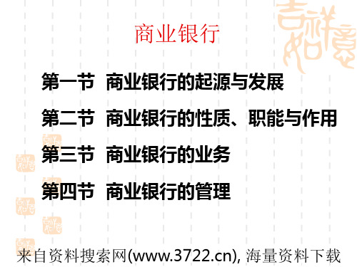 商业银行的管理40页