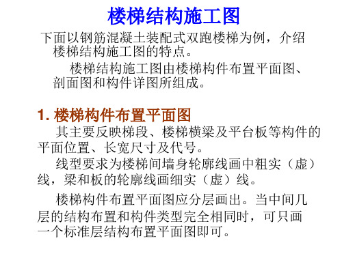 建筑结构设计楼梯结构施工图