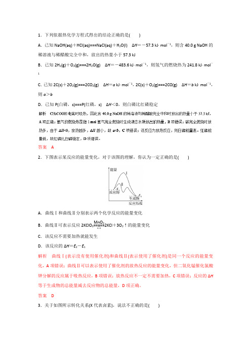 专题05化学反应与能量变化(高考押题)-2021年高考化学考纲解读与热点难点突破