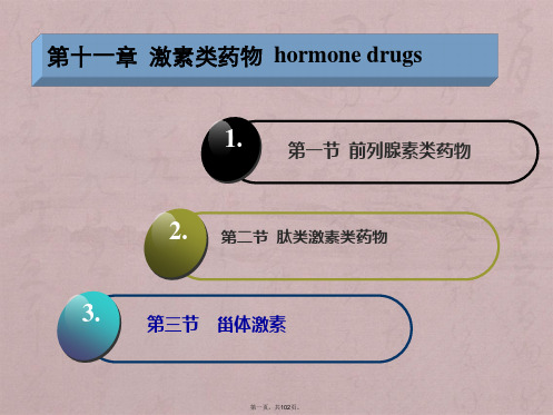 2013-2014年最新 药物化学 第十一章激素类药物