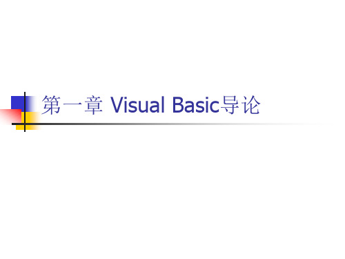 Visual_Basic课件PPT