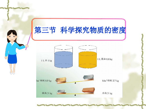 沪科版八年级物理全册5.3科学探究：物质的密度教学课件(共16页)