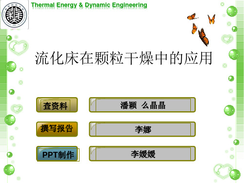 流化床在颗粒干燥中的应用描述