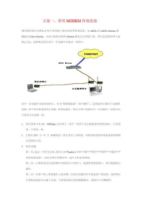 小企业网络组建方案