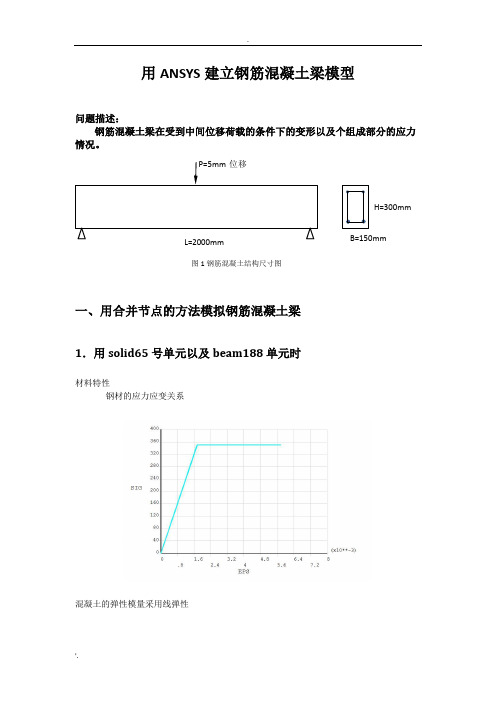 用ANSYS建立钢筋混凝土梁模型 (2)