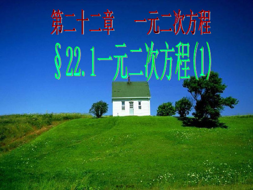 22.1一元二次方程(一)PPT课件(共24张)