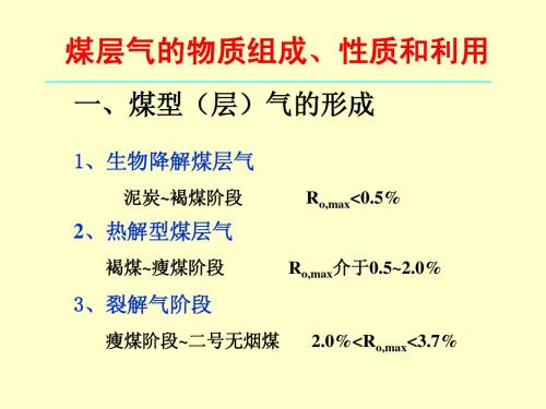 2  煤层气组成与性质