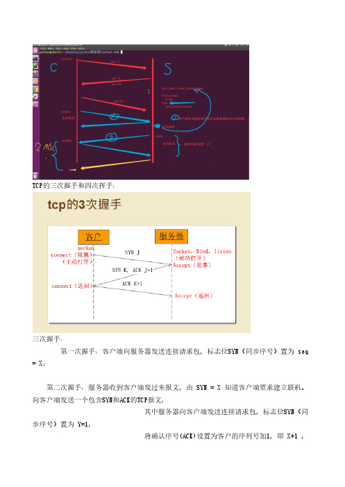 三次握手四次挥手