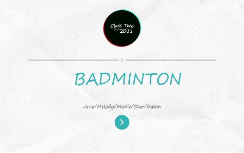 Badminton 羽毛球英文介绍资料