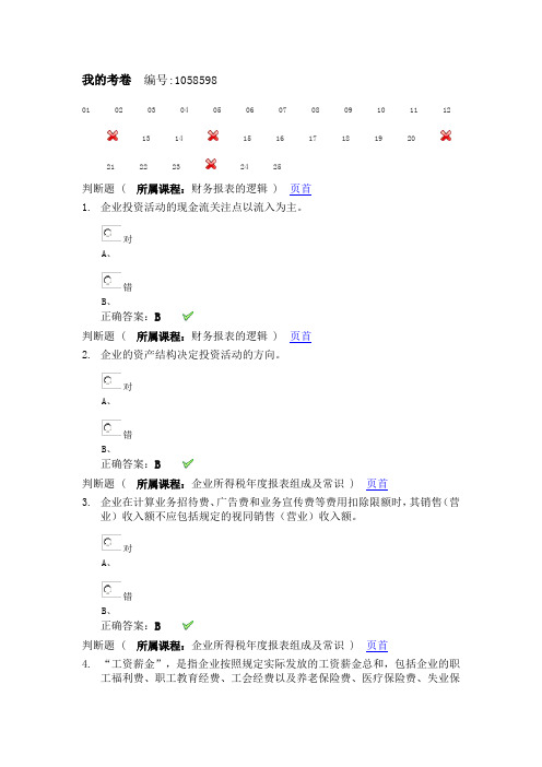 2015年继续教育考试答案