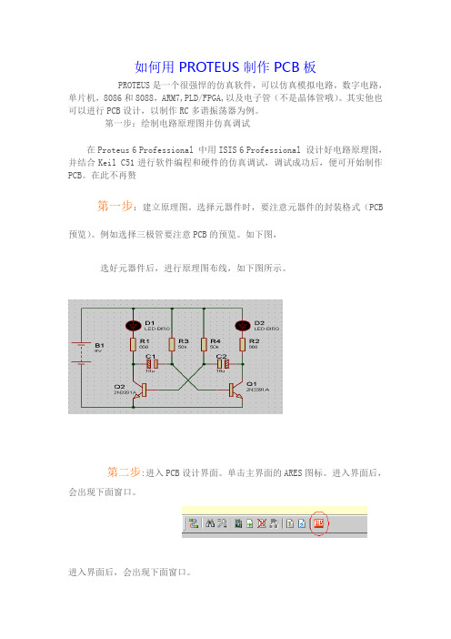 PROTUES封装   制作