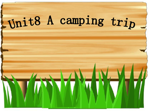 牛津苏教版-英语-五年级上册-5A Unit8 A camping trip(BCD)