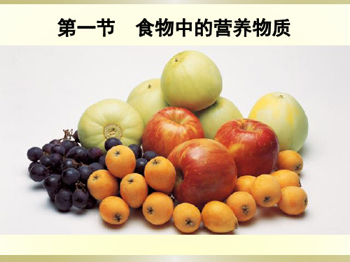 食物中的营养物质