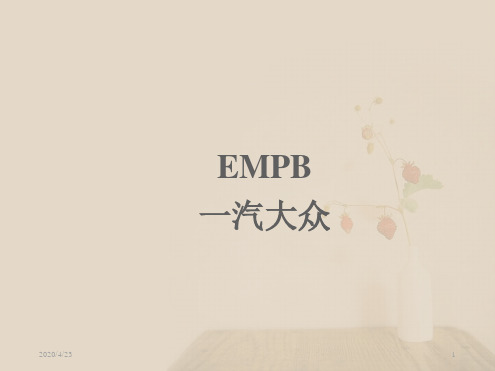 EMPB-首批样品检验演示幻灯片