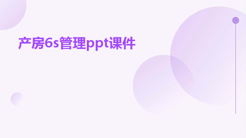 产房6s管理ppt课件