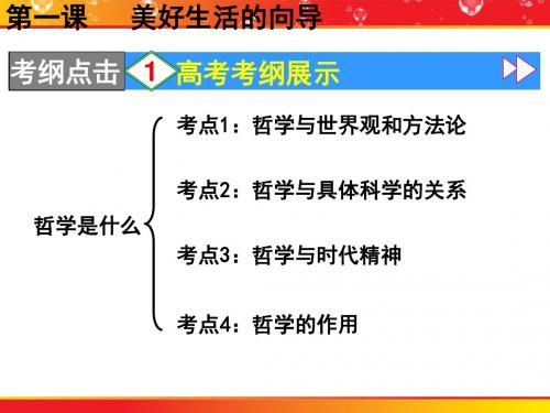 第一课美好生活的向导复习课件