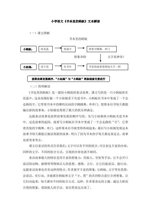 小学语文《书本里的蚂蚁》文本解读