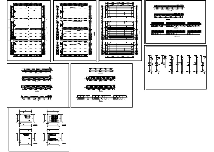 比较详细的厂房建筑cad图（共8张）