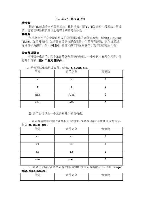 西班牙语基础教程